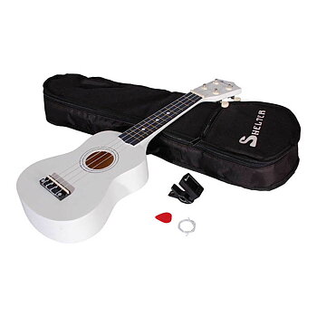 Shelter UK1S-WH Ukulele, paketlösning Vit