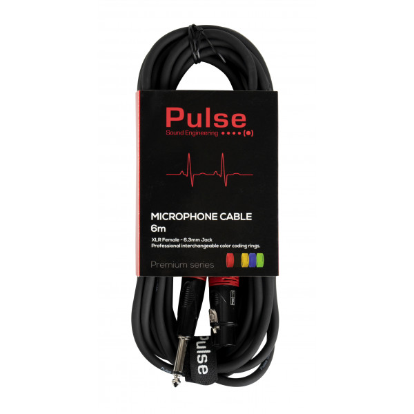 Pulse Microphone Cable 6 m 1/4 Jack/XLR - 2