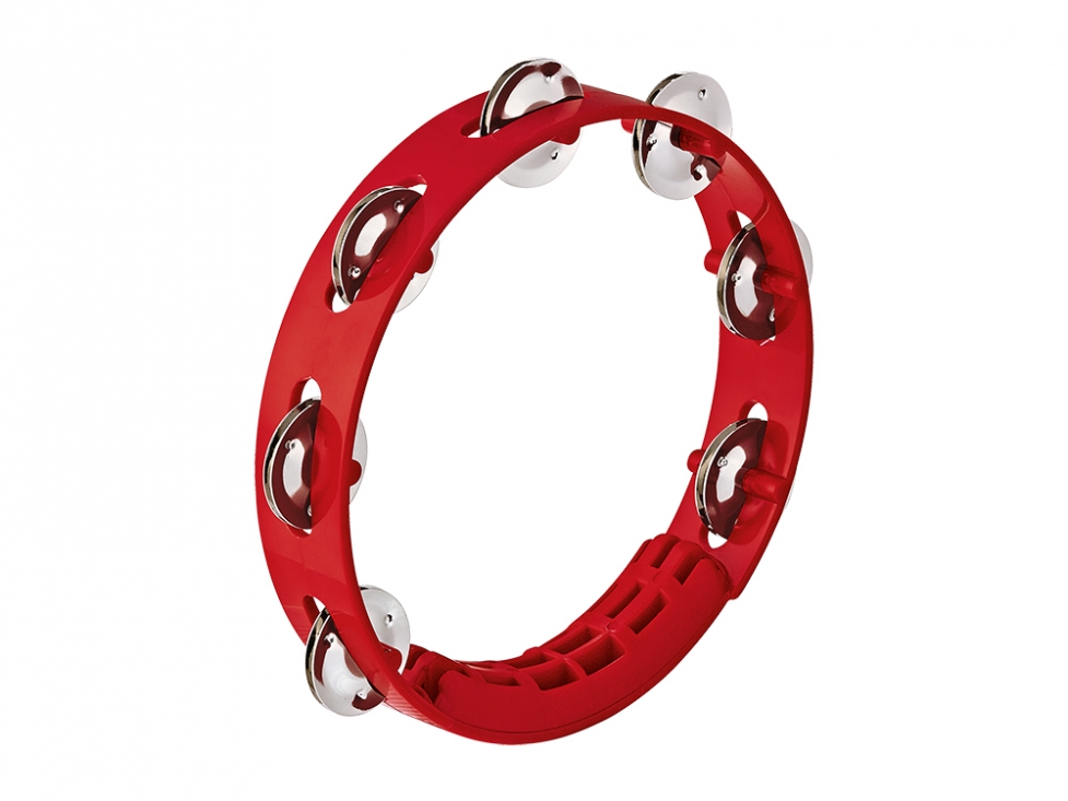 NINO49R Compact ABS Tambourin 8'', Red - 2