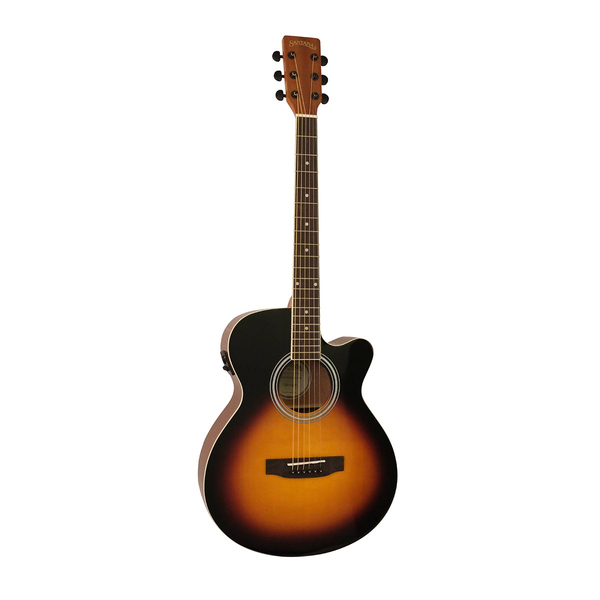 Santana ST-100EQCW HG SL SB v2 Mini Jumbo Sunburst