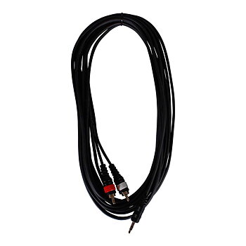 HiEnd Minitele (stereo) till 2 x RCA, 6 meter