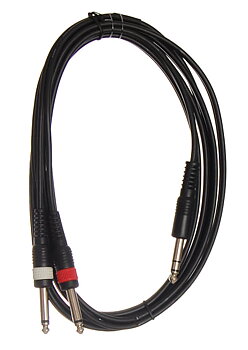 HiEnd Tele (stereo) till 2 x tele mono, 3&nbsp;meter