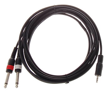 HiEnd Minitele (stereo) till 2x tele mono, 3 meter