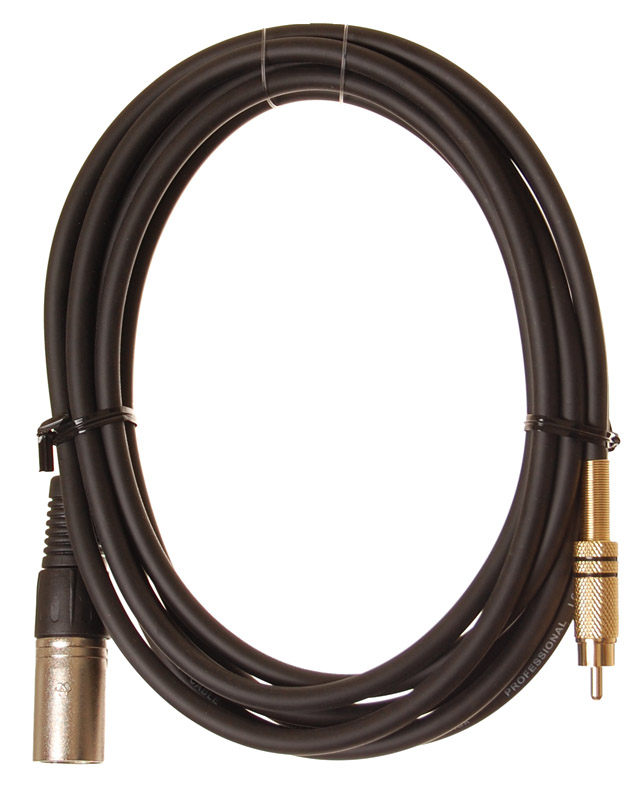 HiEnd XLR till RCA, 3&nbsp;meter