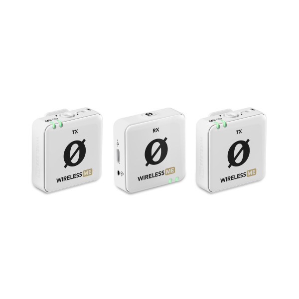 RODE Wireless ME DUAL WHITE Compact Wireless Mic System - 2