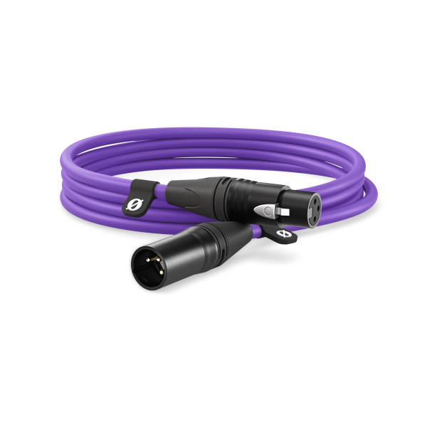 RODE XLR CABLE PURPLE 3 Metres