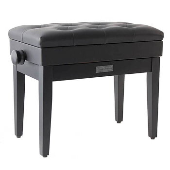 George Hennesey JBBH102-3/MB Pianobänk Matt Svart Satin
