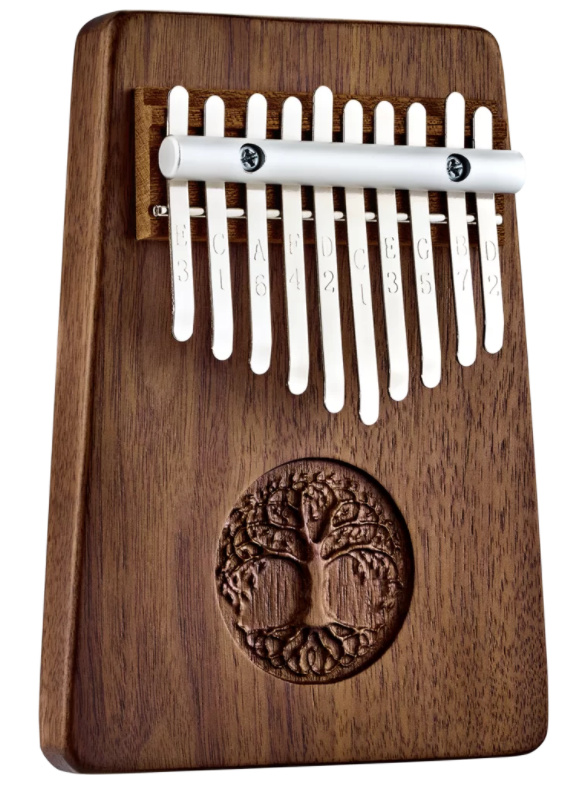 Meinl KL1001TOL Kalimba Solid, C Major 10-Notes, Black Walnut - 4