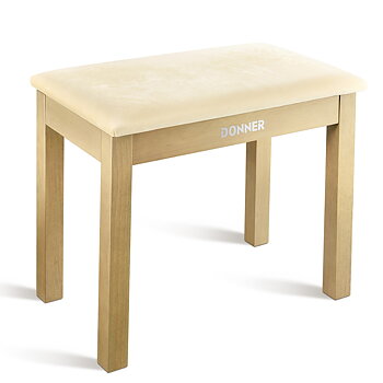 Donner Bench Pianobänk beige