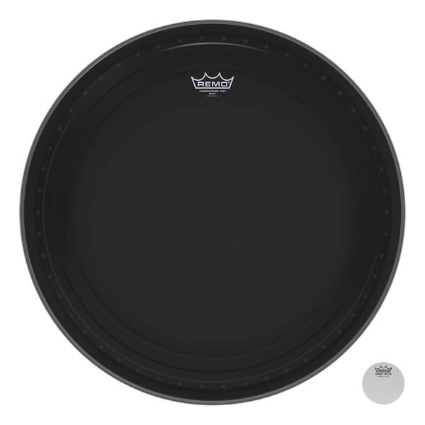 Remo Powerstroke Pro Bass Ebony 20"