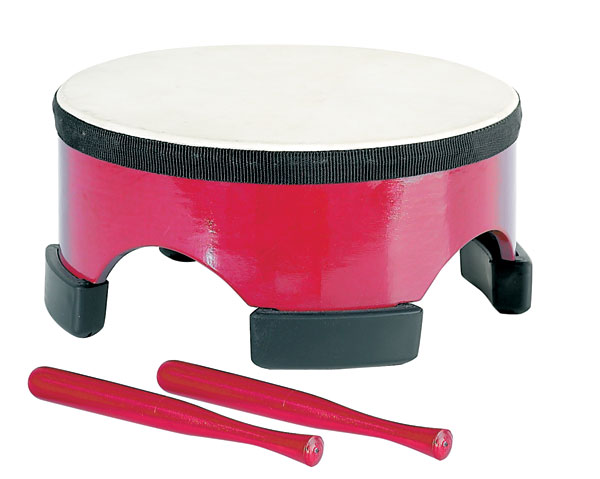 Planet Music Floor Drum 8" red