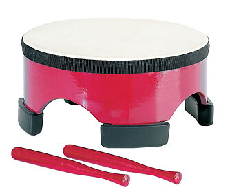 Planet Music Floor Drum 8" red