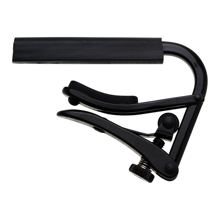 SHUBB Capo för Nylonsträngad Klassisk Gitarr. Svart C2K
