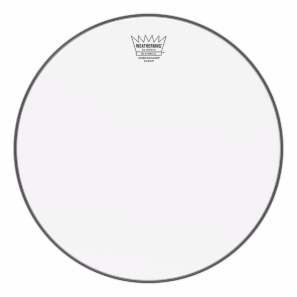 Remo Ambassador Classic Fit Clear 18"
