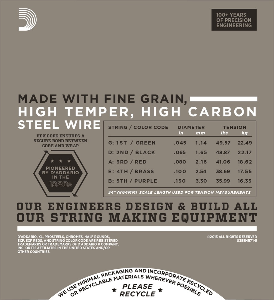 D'Addario ENR71-5 Half Round - 4