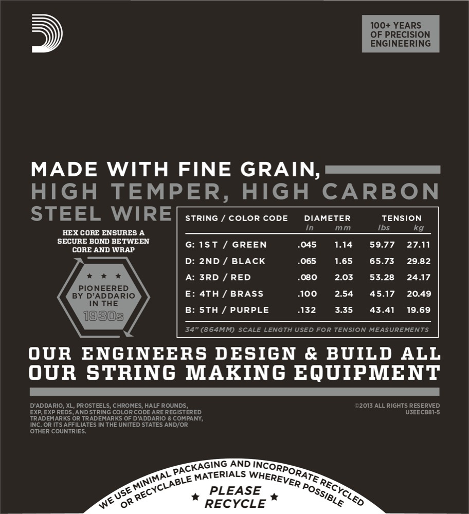 D'Addario Chromes ECB81-5 - 4