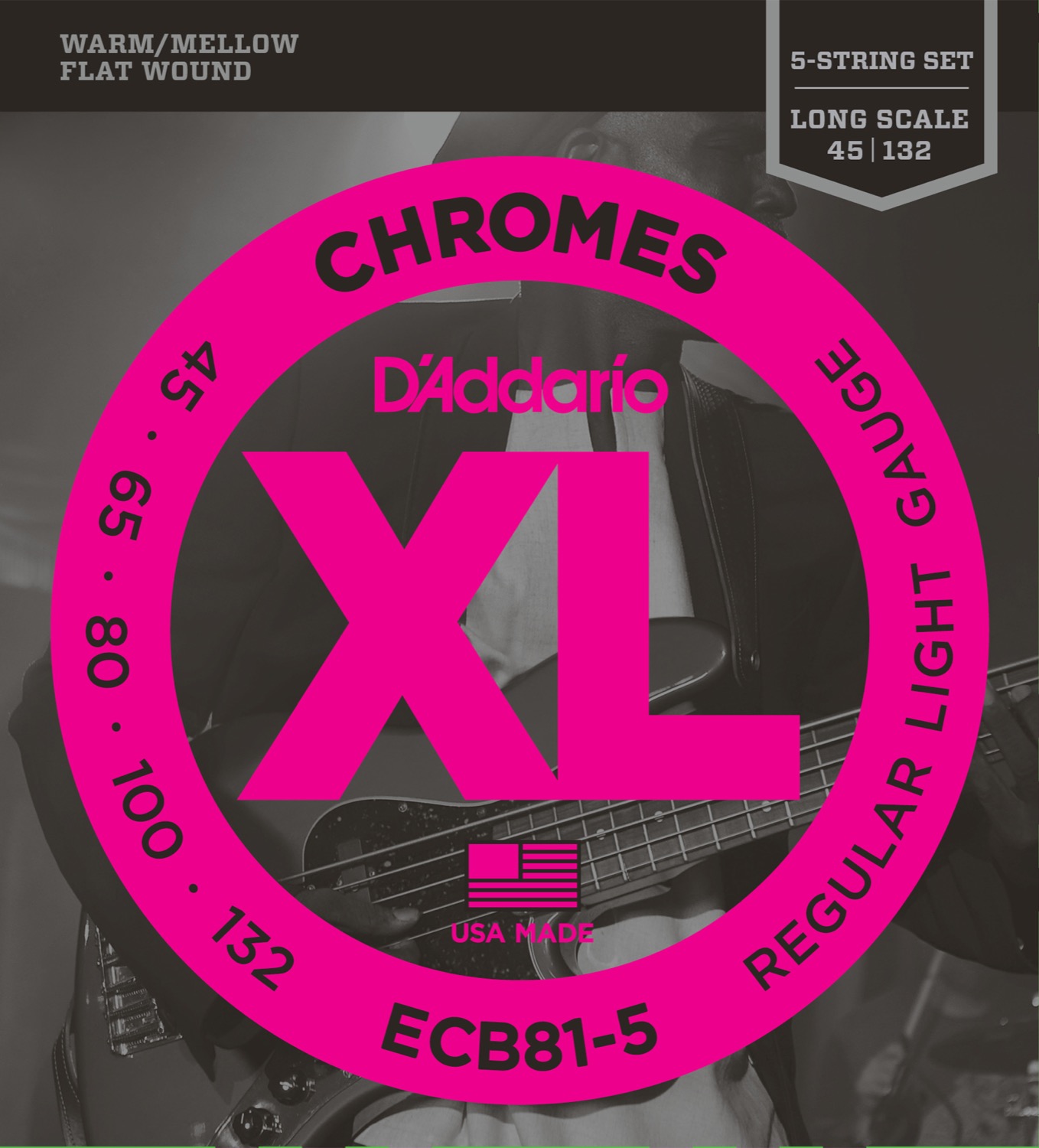 D'Addario Chromes ECB81-5 - 2
