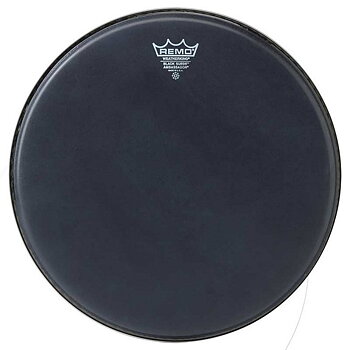 Remo Ambassador Black Suede 8"