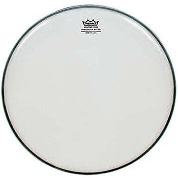 Remo Ambassador Smooth White 13"