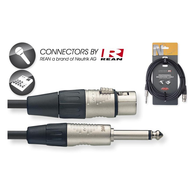 Mikrofonkabel XLR - Tele 3M. NMC3XPR