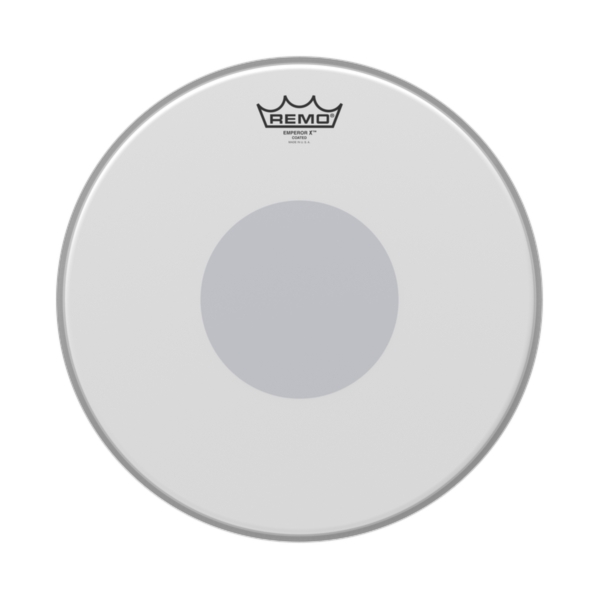 Remo Emperor X Coated 10" Black Bottom Dot