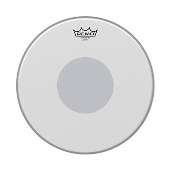 Remo Emperor X Coated 10" Black Bottom Dot