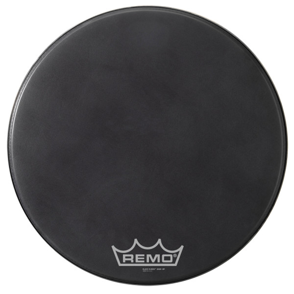 Remo Emperor Black Suede 16"