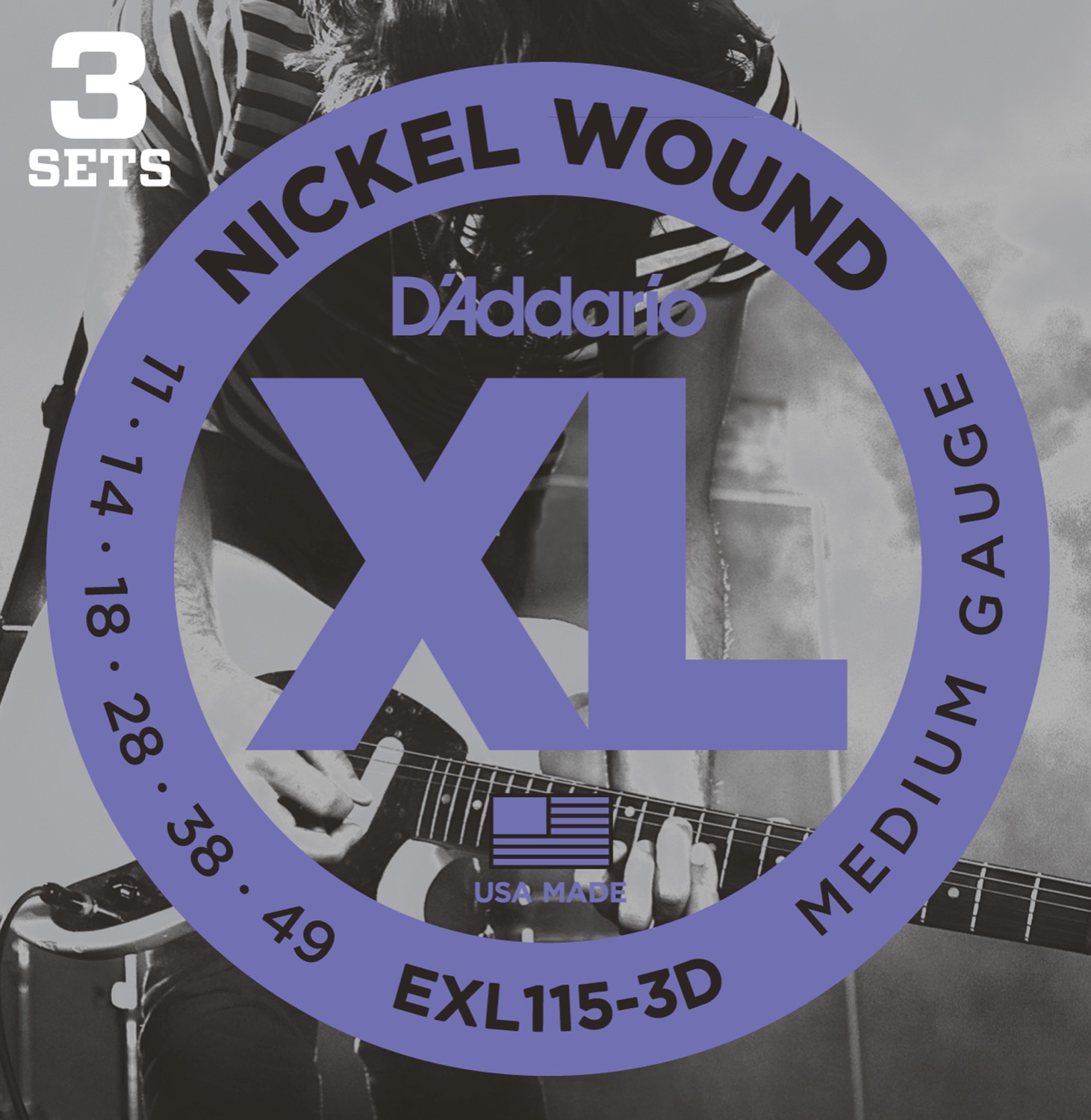 D'Addario EXL115 3D - 2