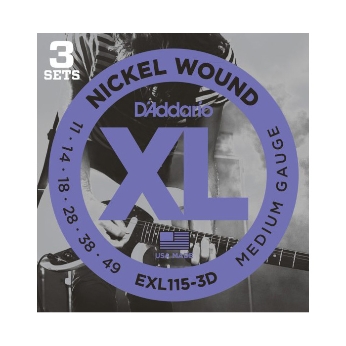D'Addario EXL115 3D