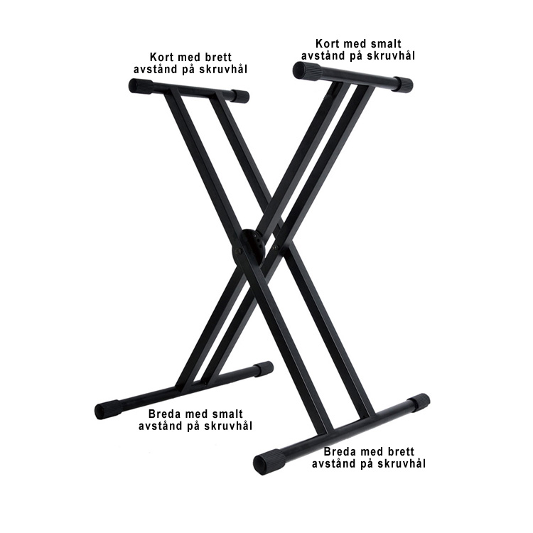 Keyboard / Piano Stand Double - 2