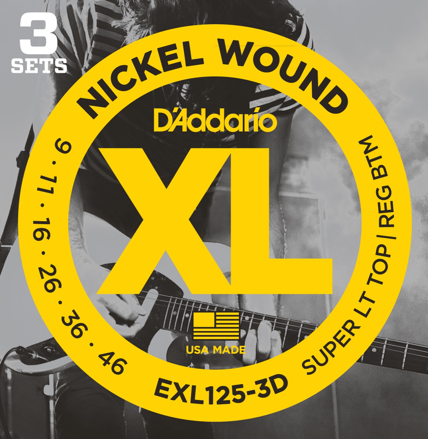 D'Addario EXL125 3-Pack - 2