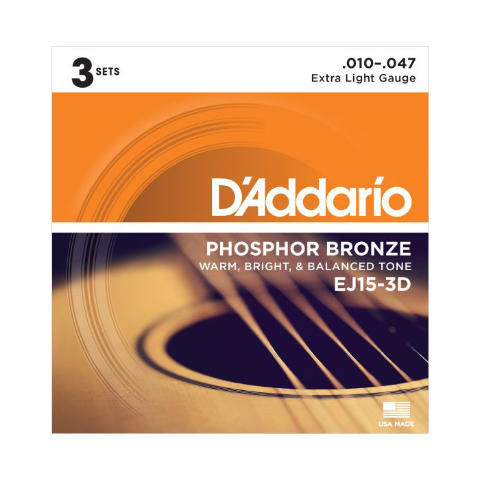 D'Addario EJ15 3-Pack