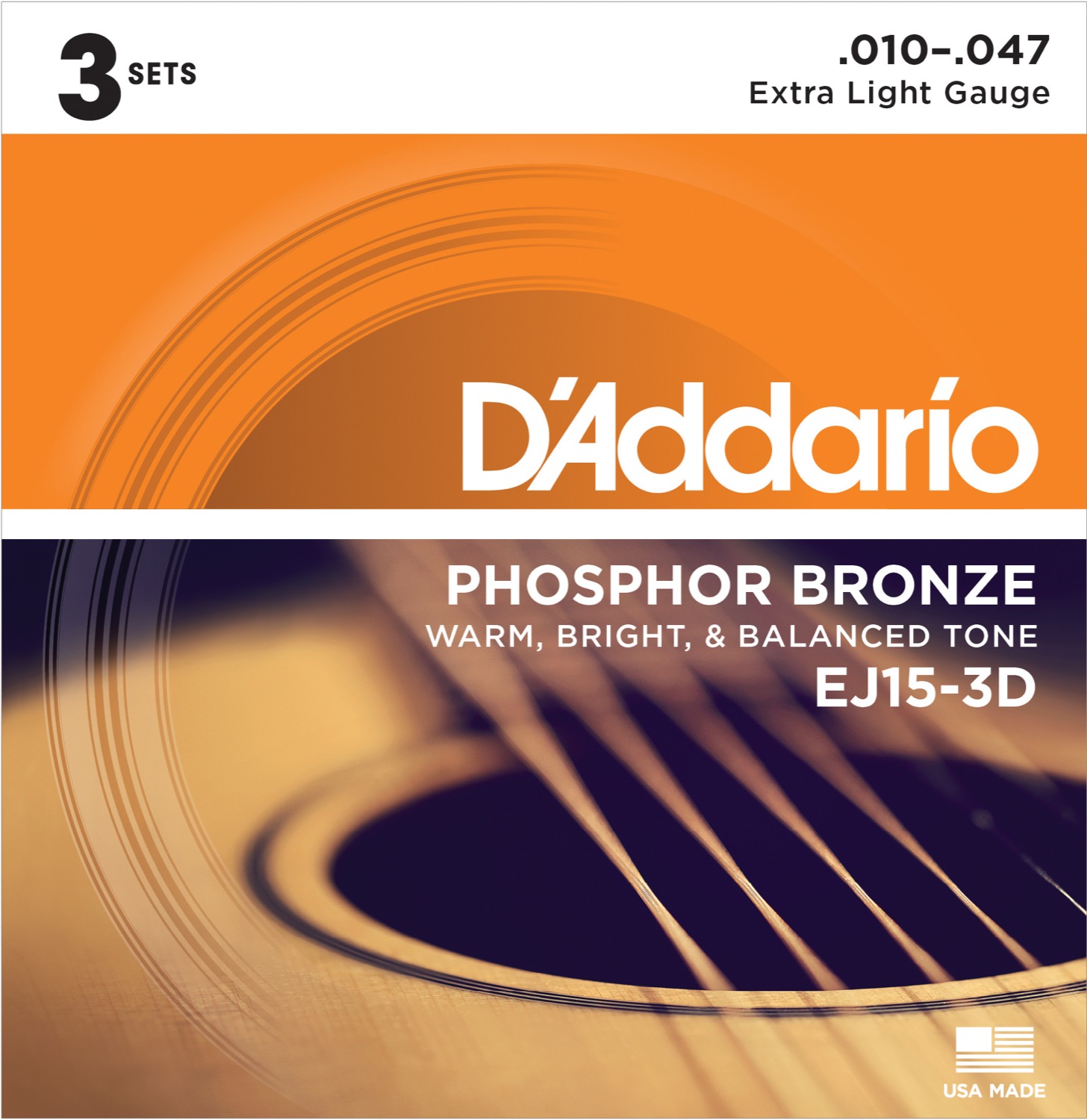D'Addario EJ15 3-Pack - 2