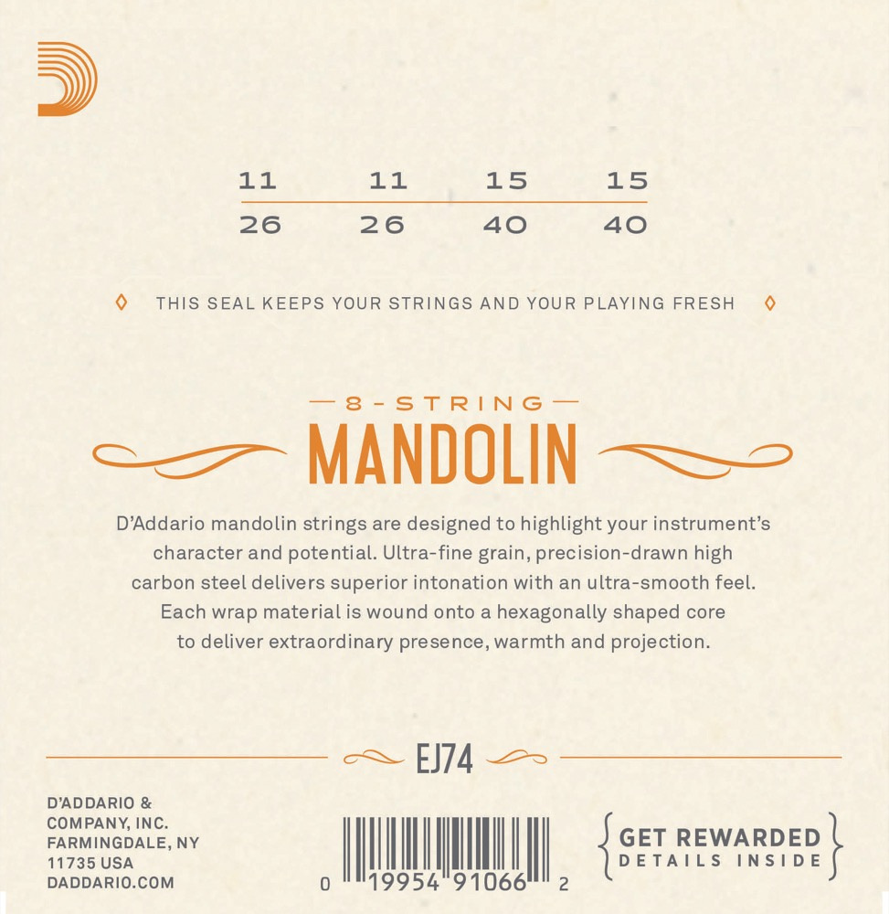D'Addario EJ74 - 2