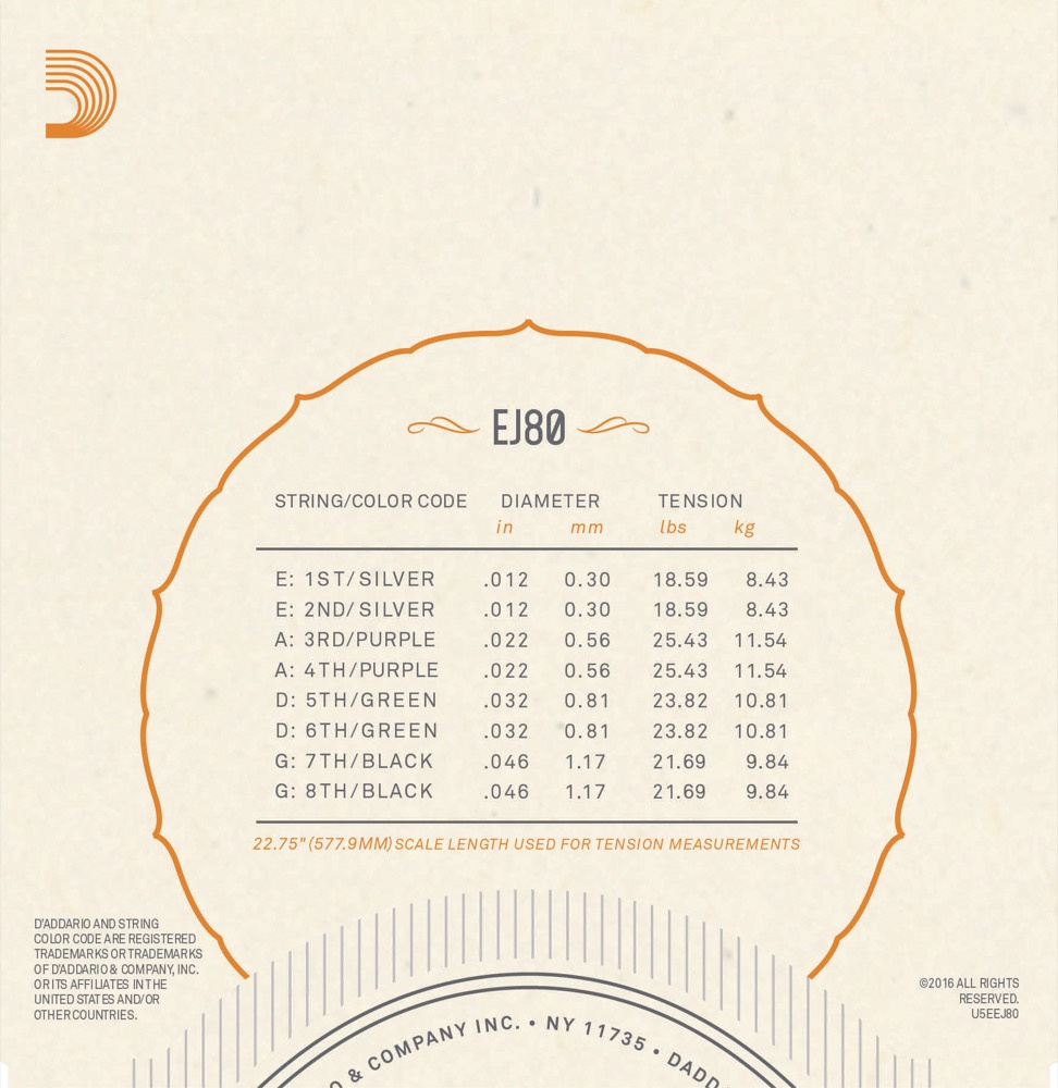 D'Addario EJ80 Oktavmandolin - 4