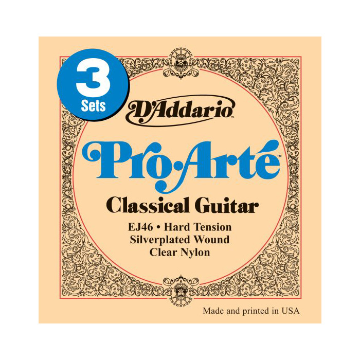 D'Addario Pro Arté EJ46 3-Pack