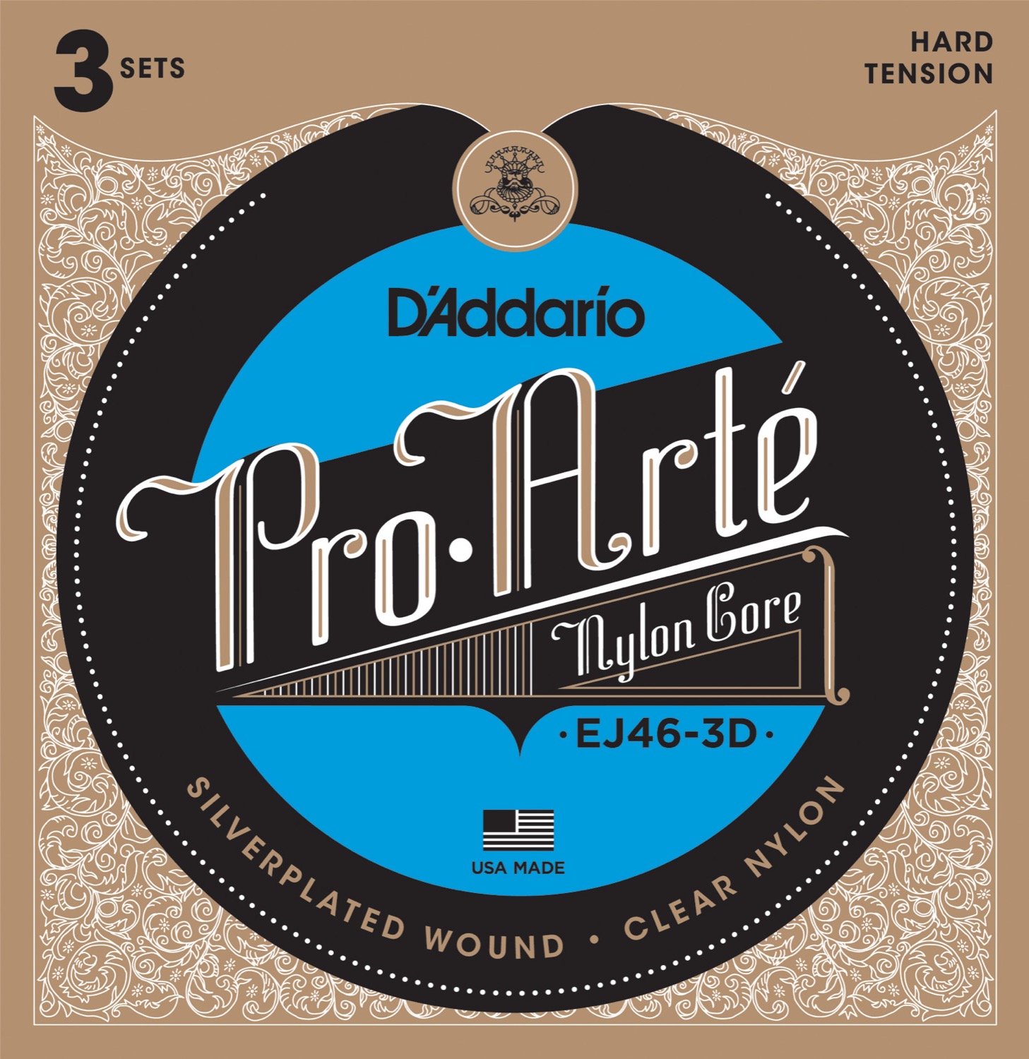 D'Addario Pro Arté EJ46 3-Pack - 2