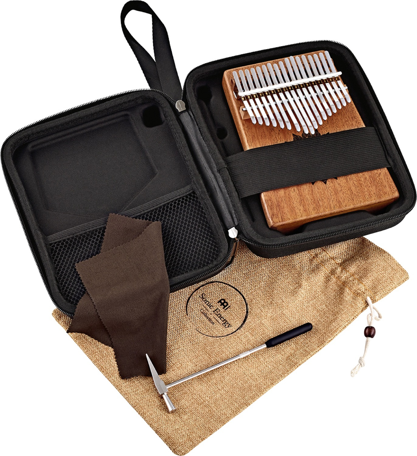 Meinl KL1708H Kalimba C Major 17-Notes, Mahogany - 12