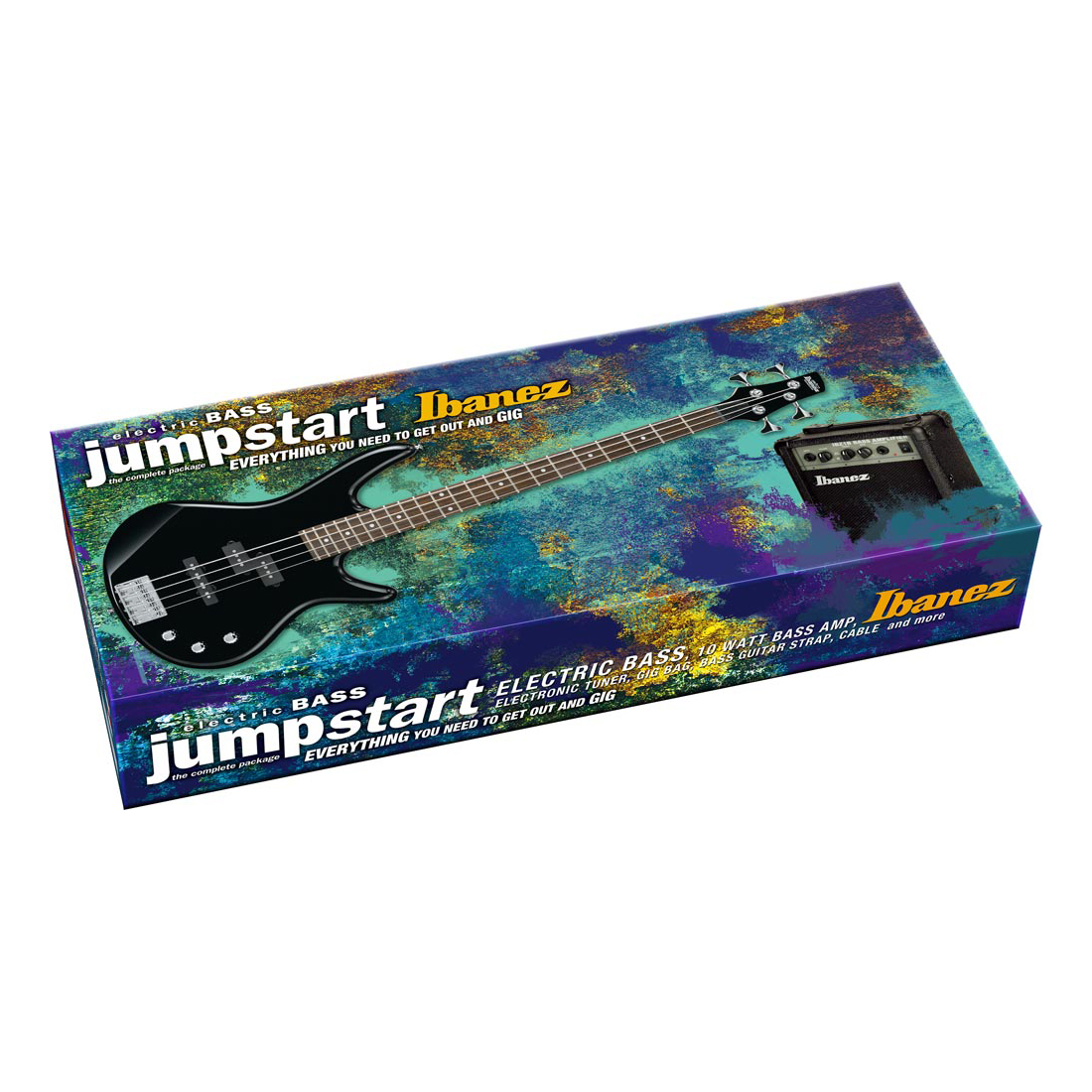 Ibanez IJSR190-BK Electric Bass Pack Jumpstart