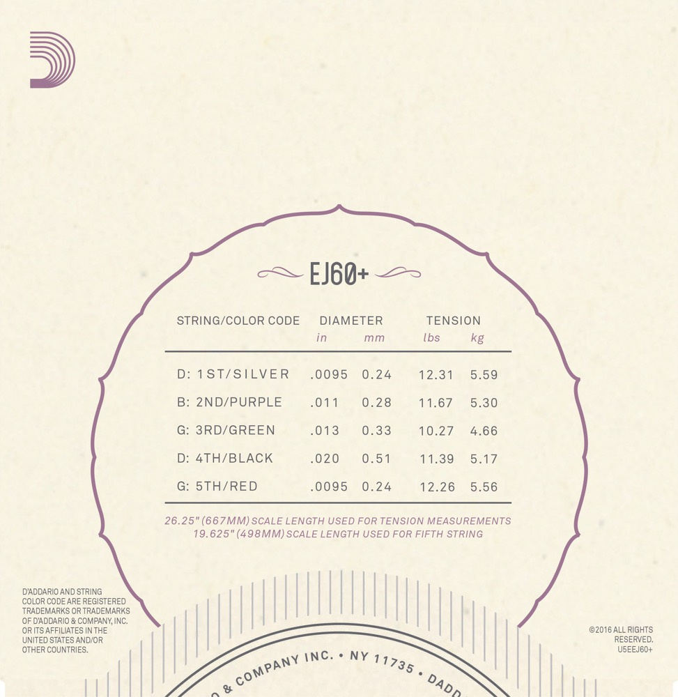 D'Addario EJ60+ - 4