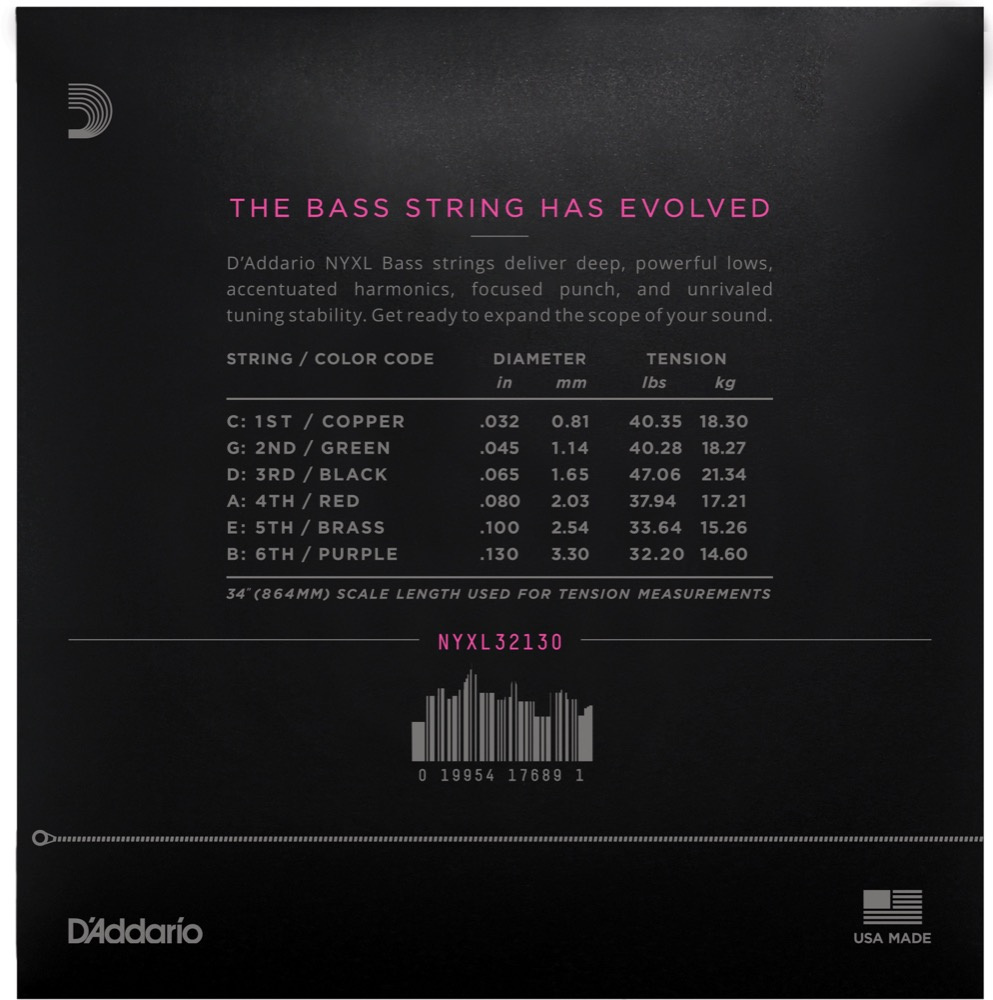 D'Addario NYXL32130 - 3