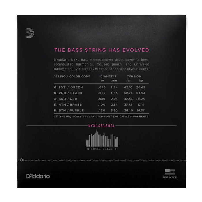 D'Addario NYXL45130SL - 2