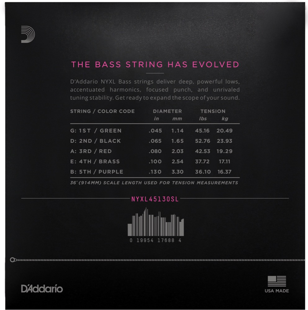 D'Addario NYXL45130SL - 5