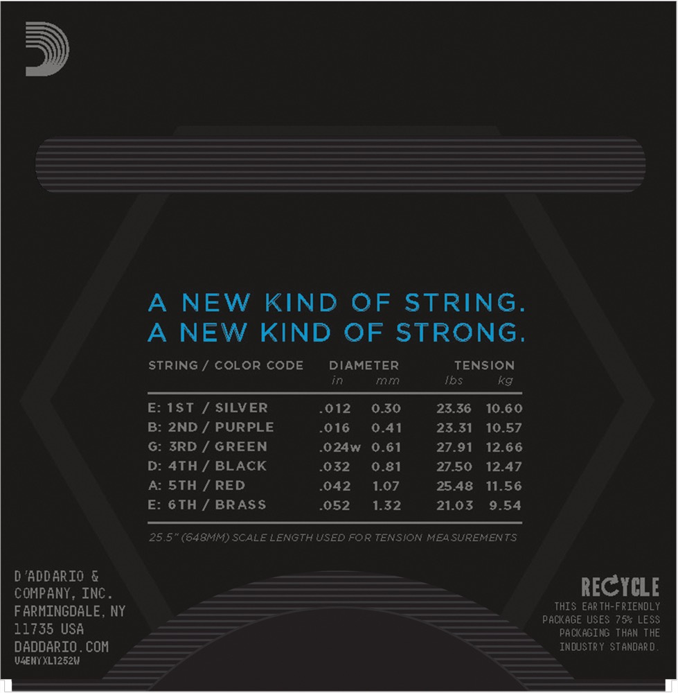 D'Addario NYXL1252W - 4