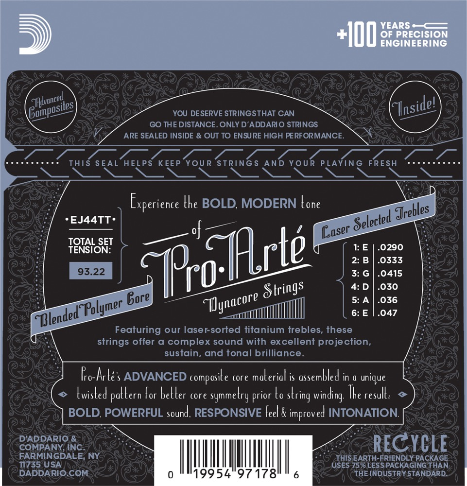 D'Addario EJ44TT - 3