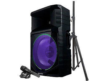Gemini GSW-T1500PK | 15" vattenresistent högtalare med stativ och mikrofon inkluderat