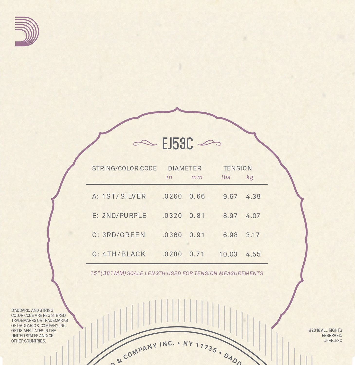 D'Addario EJ53C - 7