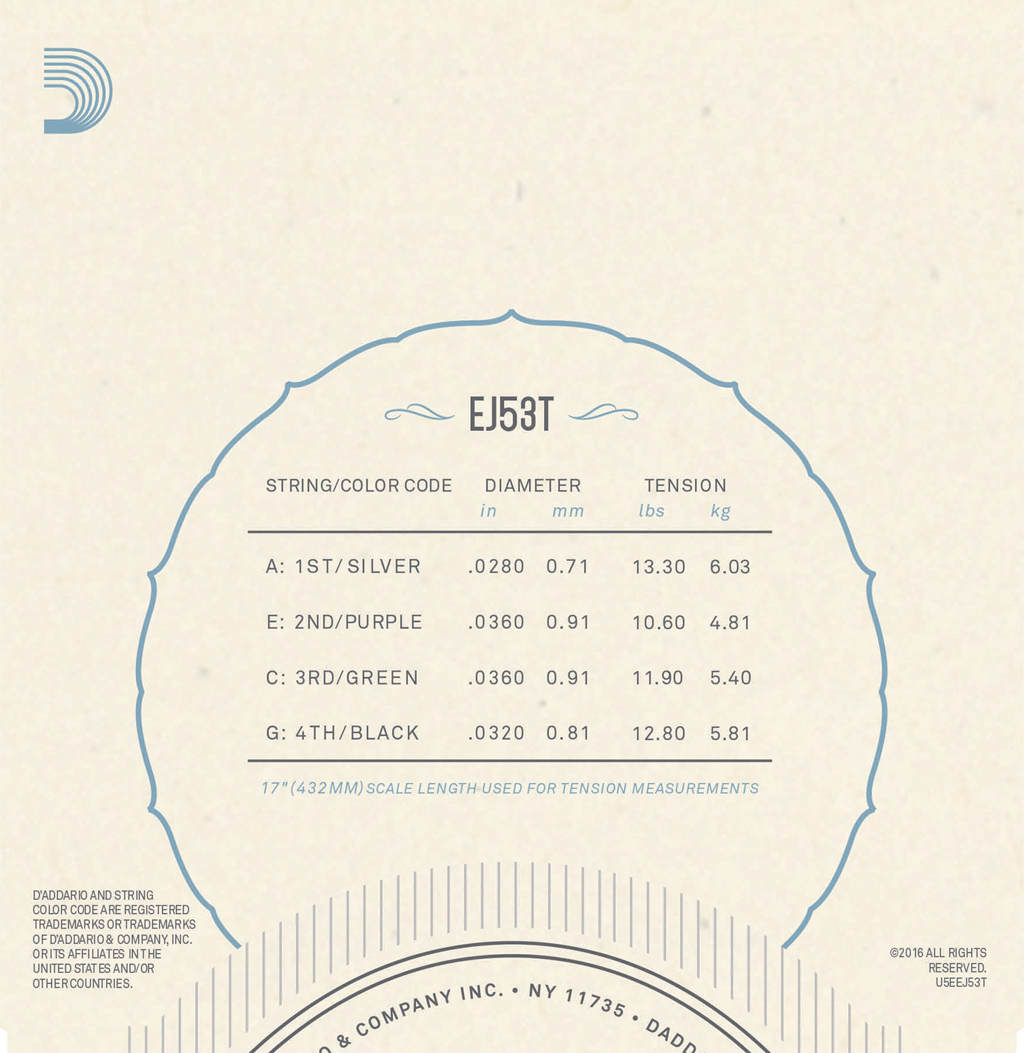 D'Addario EJ53T - 7