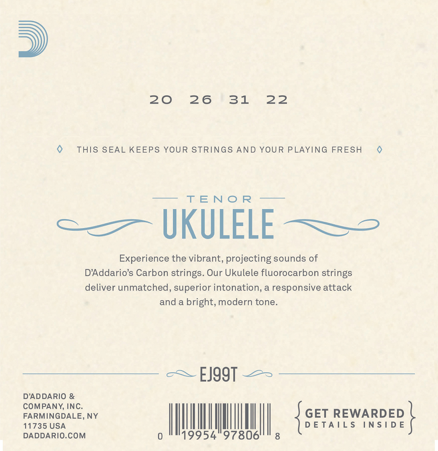 D'Addario EJ99T - 6