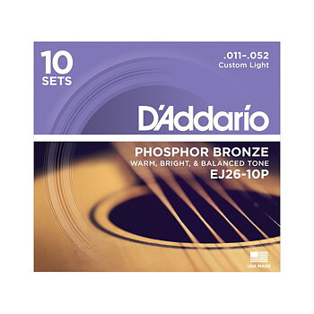 D'Addario EJ26-10P